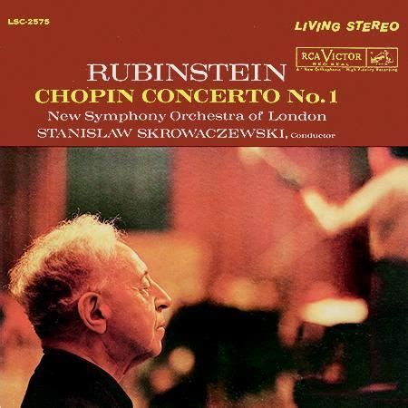 CHOPIN Piano Concerto No. 1 Arthur Rubinstein New Symphony Orchestra of London Stanislaw ...