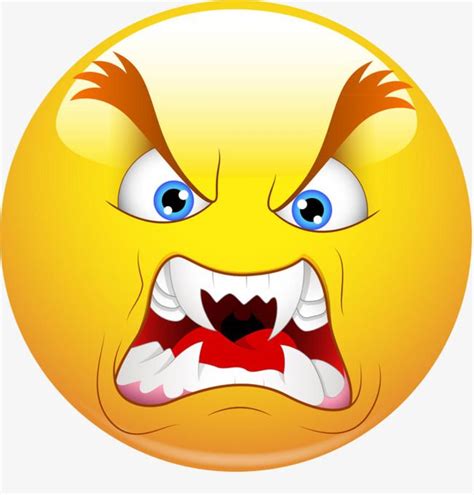 Angry face, Yellow, Expression Control, Anger PNG Image | Emoji ...