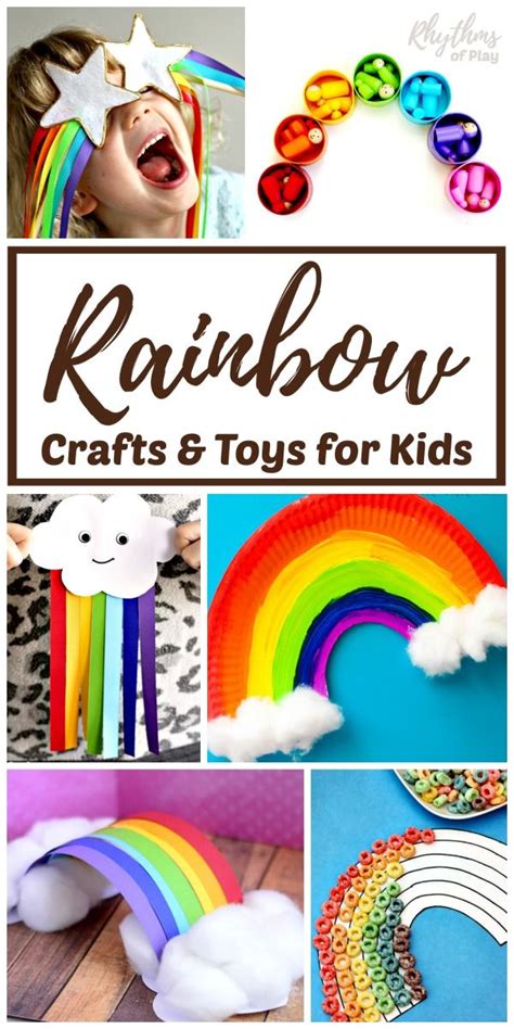 Rainbow Arts, Crafts, and Painting Ideas | RoP | Rainbow crafts, Crafts for kids, Arts and ...