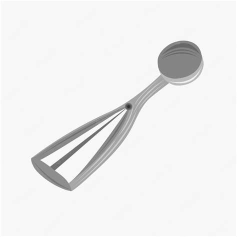 Premium Vector | Ice cream scoop vector illustration