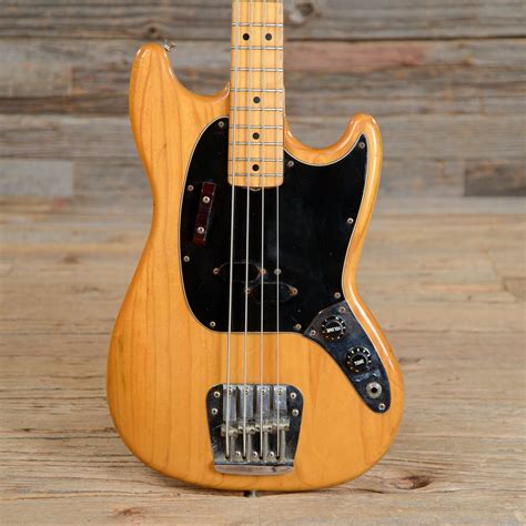 Fender Mustang Bass Natural 1976 (s428)