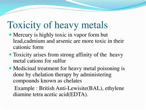 PPT - HEAVY METALS PowerPoint Presentation, free download - ID:1293596