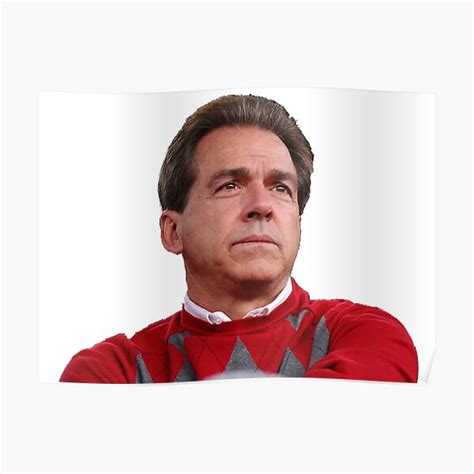 Nick Saban Wall Art | Redbubble