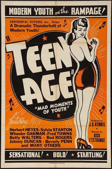 Vintage American Poster: Mad Moments of Youth