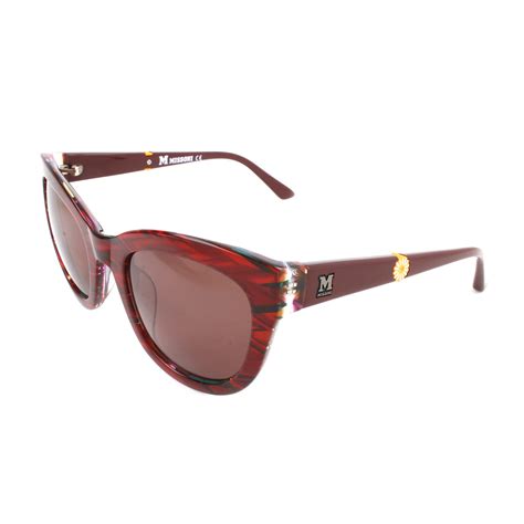 M Missoni // Women's MM542 02SA Sunglasses // Red - Designer Sunglasses ...