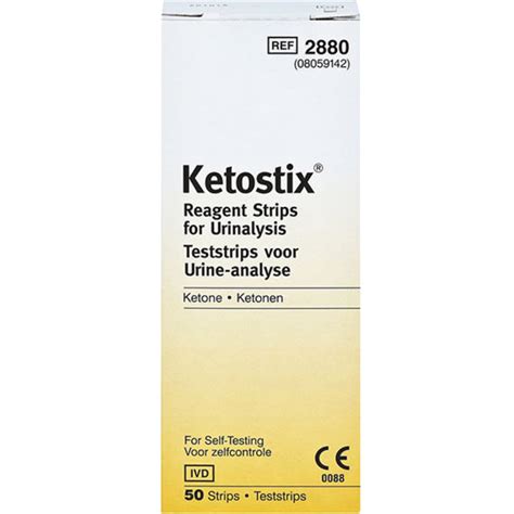 Bayer Ketostix urinalysis test strips 50 pieces - 123disposables.com