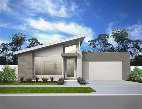 skillion roof facade - Google Search Modern Bungalow House Plans ...