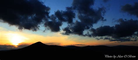 A sunset over the Sugarloaf Mountain taken from the Little Sugarloaf. | Sunset, Natural ...