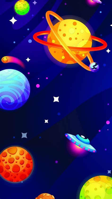 Colorful planets - backiee