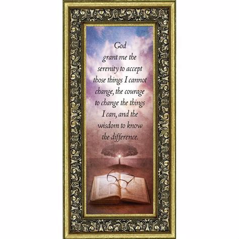 Serenity Prayer, Serenity Prayer Wall Decor, Prayer Art, 6x12 7375 - Walmart.com