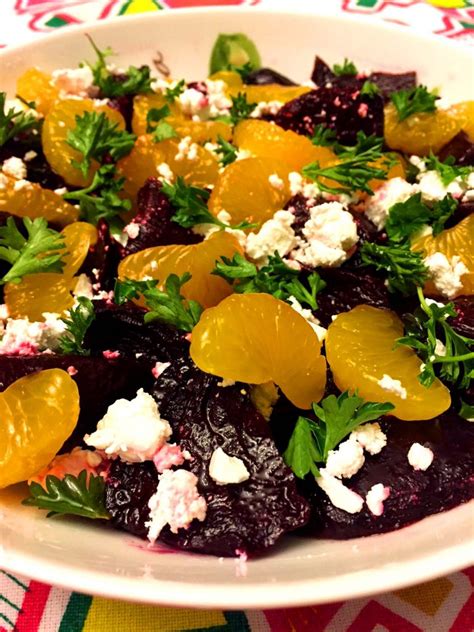 Roasted Beet Salad With Feta Cheese And Oranges – Melanie Cooks