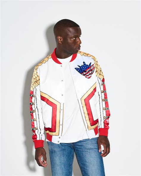 Cody Rhodes White Satin Entrance Jacket – Chalk Line Apparel