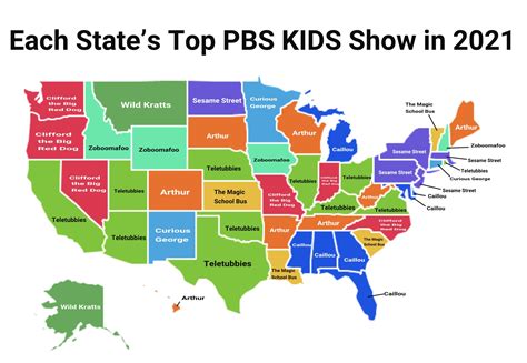 Each State's Favorite PBS Kids Shows | CenturyLinkQuote