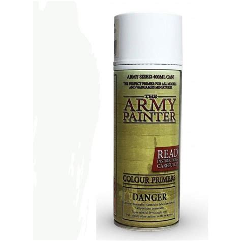 The Army Painter: Color Primer, Matt White 400 ml, 10,99