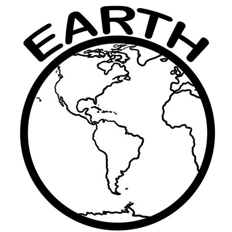Free Printable Earth Coloring Pages For Kids