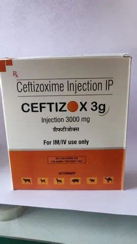 Ceftizoxime Injection IP, 3000mg at Rs 220/vial in Jaipur | ID: 24087501955