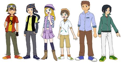 Digimon Frontier 02 Main Characters by Mizuki-Akiyama on DeviantArt