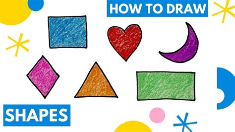 How to Draw Basic Shapes | Draw Shapes - YouTube