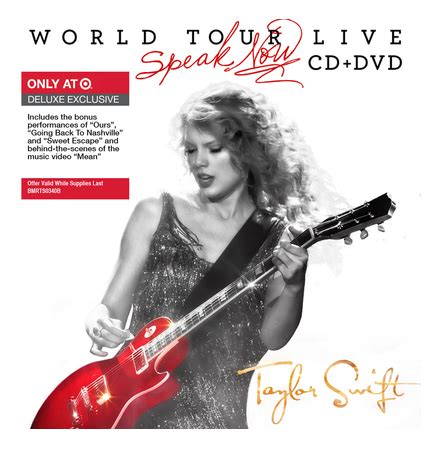 HOT DEAL ALERT: Taylor Swift Live Tour CD + DVD $9.99 (67% off!)