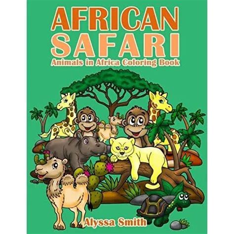 AFRICAN SAFARI: ANIMALS in Africa Coloring Book - Paperback NEW Smith ...