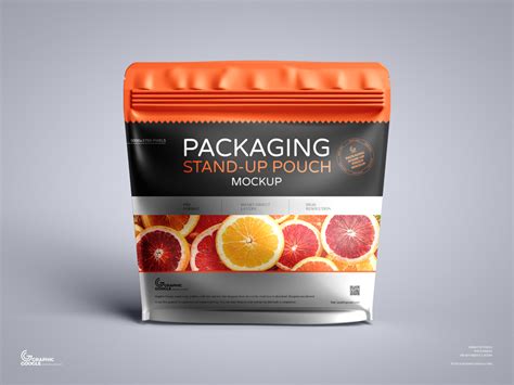 Free Packaging Stand-up Pouch Mockup - Graphic Google - Tasty Graphic ...