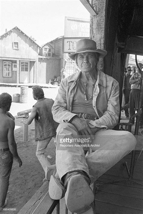 Charles Bronson on the set of the film "Once Upon a Time in the West ...