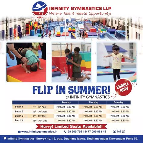 Flip in Summer @ Infinity Gymnastics - Infinity Gymnastics Pune