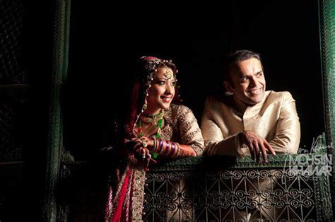 * TV Anchors Kashif Abbasi & Meher Bukhari Wedding Pictures * ~ Dulha & Dulhan