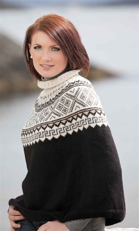 Poncho - Norwegian Style - Norwegian Knitting