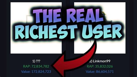 THE REAL RICHEST PERSON ON ROBLOX - YouTube