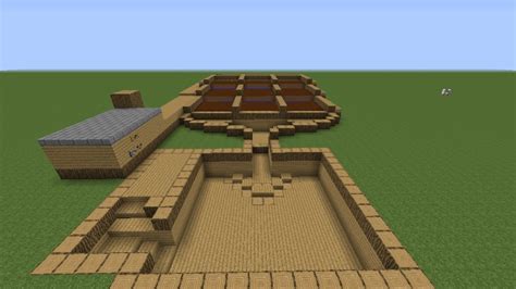 Semi-Automatic Wheat Farm Minecraft Project