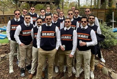 A Bachelor Party Dressed As Former Bears Coach Mike Ditka Is Currently ...