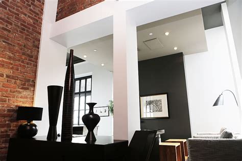 condo, loft, apartment, brick, wall, furniture, lamps, couch, tables, pictures | Pxfuel