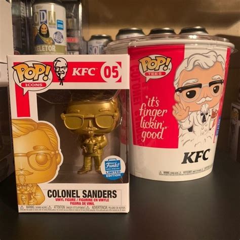 Gold Colonel Sanders W/KFC Bucket | Mercari | Colonel sanders, Kfc, Sanders