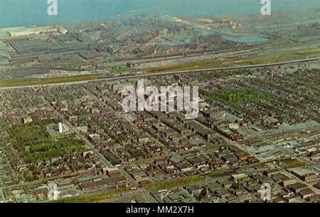 Gary, Indiana - Steel mills and the Indiana Dunes National Lakeshore ...