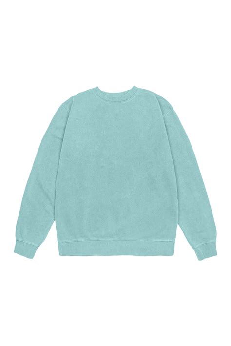 Essentials Pigment Light Green Crewneck – Fanjoy