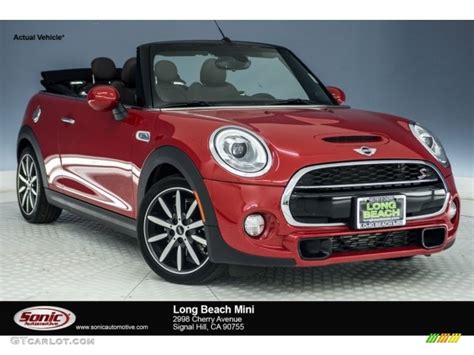 2017 Blazing Red Metallic Mini Convertible Cooper S #124026218 | GTCarLot.com - Car Color Galleries