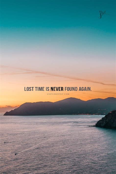 Lost time Is never Found again. | Quotes wallpaper for mobile ...