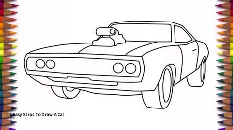 Muscle Car Drawings at PaintingValley.com | Explore collection of ...