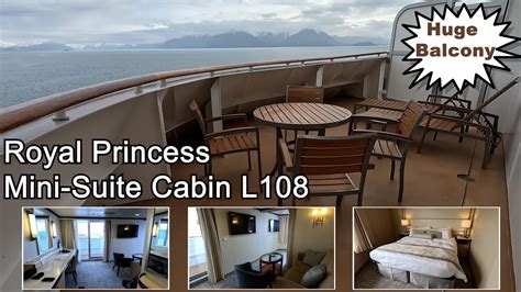 Royal Princess L108 Mini Suite Large Balcony Cabin - YouTube