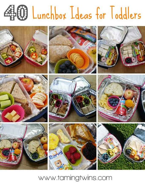 40 Lunchbox Ideas for Toddler Children - Inspiration for every day!