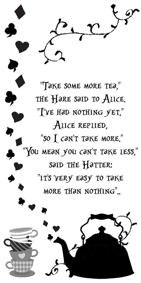 Alice in wonderland, fantasy, quote, silhouette, HD phone wallpaper ...