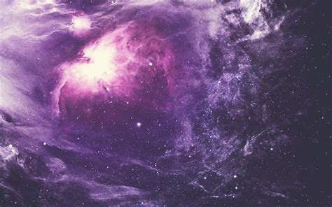 Purple Nebula 4K Wallpaper