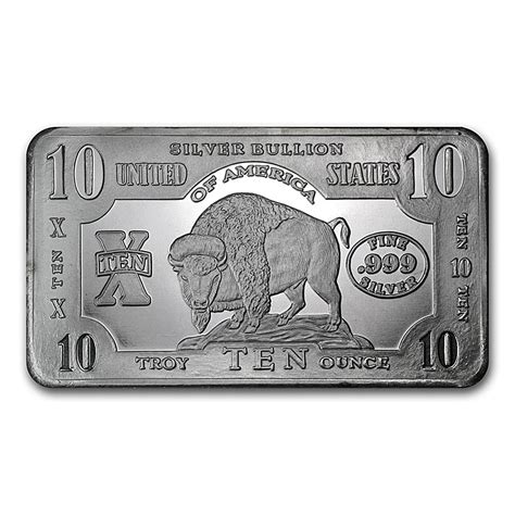 Buy 10 oz Buffalo Silver Bullion Bar