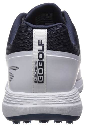 Skechers Men's Max Golf Shoe, White/Navy Clout Offer -CloutShoes.com