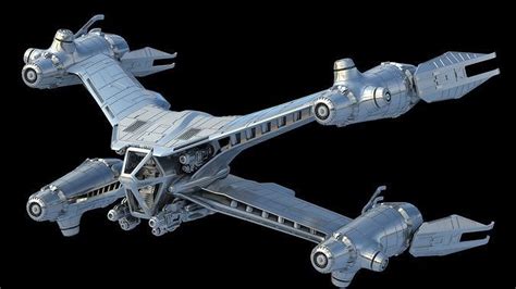 Babylon 5 StarFury Starfighter 3D STL Printable Files 3D model 3D ...