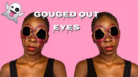 GOUGED OUT EYES SFX MAKEUP 👻 - YouTube