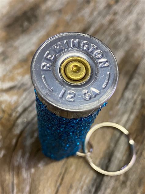 Glitter Shotgun Shell Keychain | Etsy