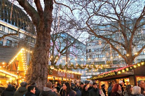 Leicester-Square-Christmas-market-at-night- A Baby on Board blog