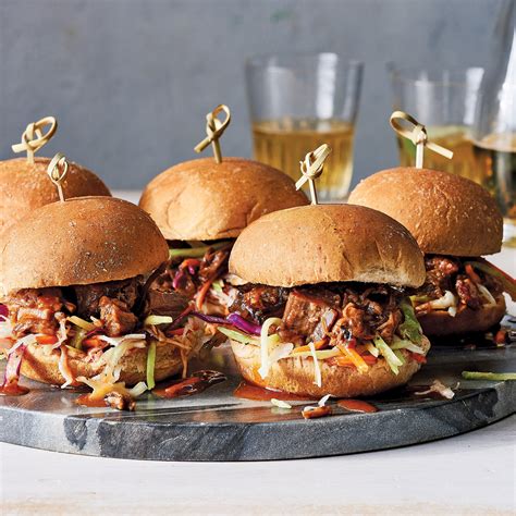 Slow-Cooker Barbecue Brisket Sliders Recipe | EatingWell